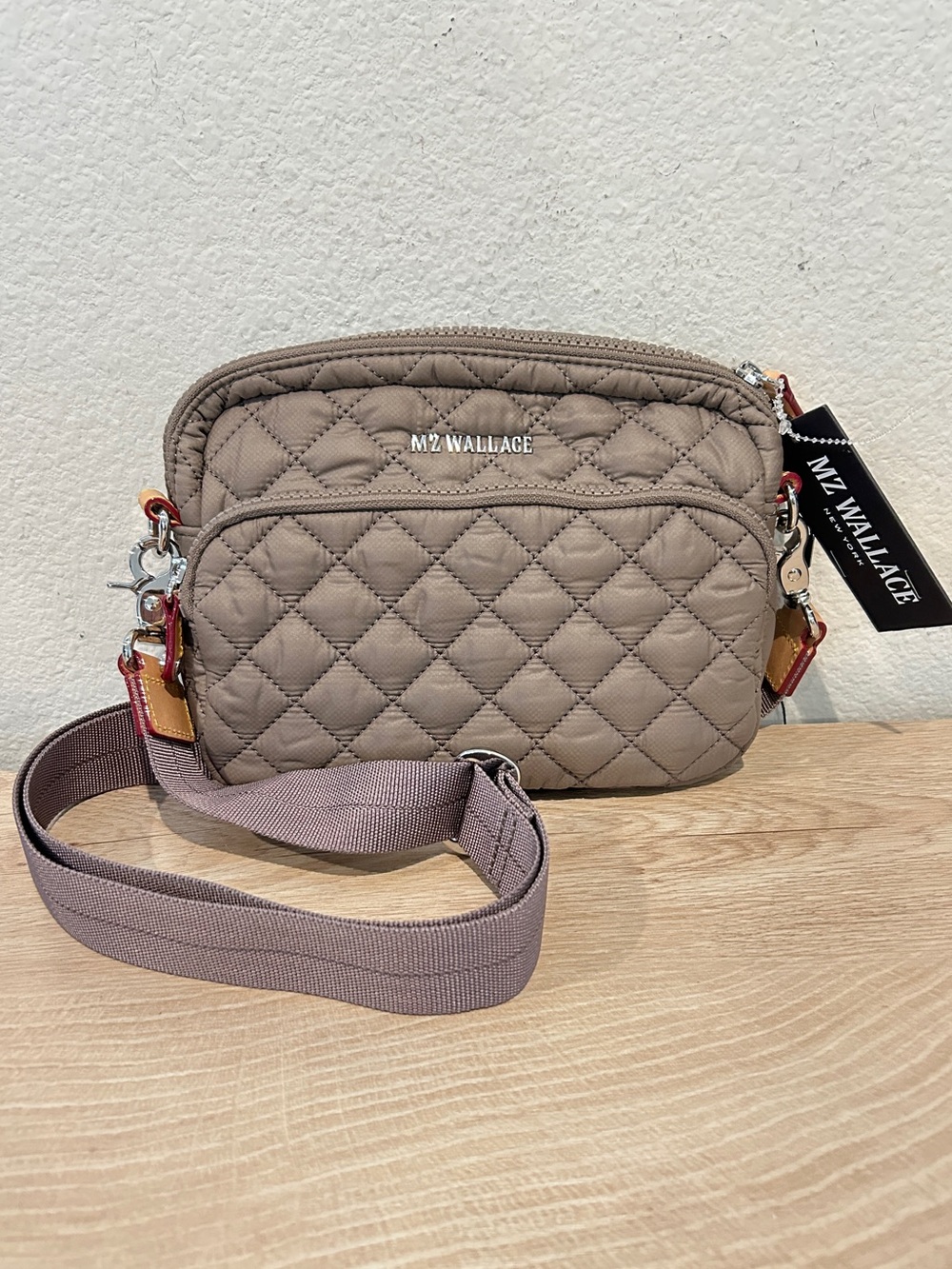 NWT MZ Wallace Small Metro Camera Bag in Morning Dove, $185 Retail